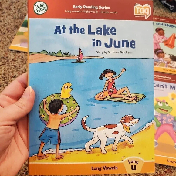 LOT of 6 TAG LEAP READER LONG VOWEL AIOUY Book Series COMPLETE - Picture 2 of 8